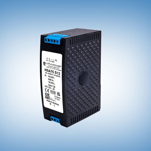 Fonte de alimentação elétrica para trilho DIN - HSA75 S12 - MTM Power Messtechnik Mellenbach GmbH - CA/CC / com saída simples / CE