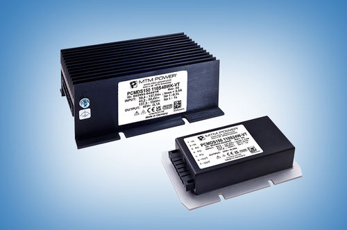 Conversor CC-CC de isolamento galvânico - PCMDS150 24S12W-VT - MTM Power Messtechnik Mellenbach GmbH - montado em suporte / para veículos / para aplicações ferroviárias