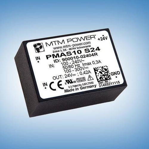 Fonte de alimentação elétrica para circuitos impressos - PMAS10 S24 - MTM Power Messtechnik Mellenbach GmbH - CA/CC / com saída simples / CE