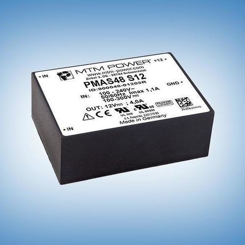 Fonte de alimentação elétrica para circuitos impressos - PMAS48 S12 - MTM Power Messtechnik Mellenbach GmbH - CA/CC / com saída simples / CE