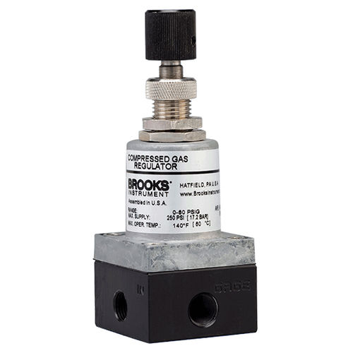 Regulador de pressão para ar - 8600 - Brooks Instrument - de diafragma / de simples estágio / em aço inoxidável