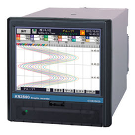 Registrador com display gráfico LCD - KR2S00 Series  - CHINO CORPORATION - sem papel / digital / de eventos
