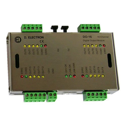 Módulo E/S digital - D series - D.Electron - analógico / distribuído / para trilho DIN