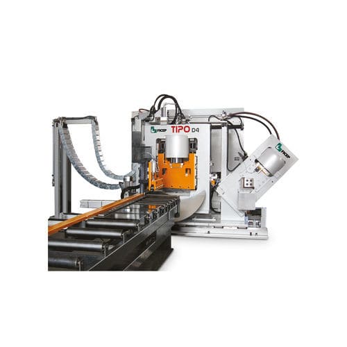 Linha de puncionamento CNC - TIPO D4 - FICEP - hidráulica / para perfis planos / de cisalhamento