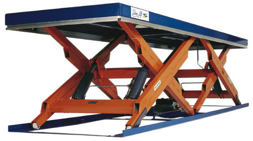 Mesa elevatória de tesouras em linha - Edmolift UK Ltd - hidráulica / estacionária