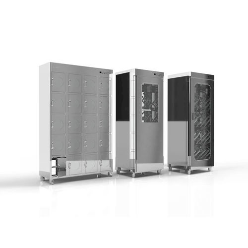 Aparelho de secagem e desinfeção armário - HEMA Maschinen- und Apparateschutz GmbH - em inox