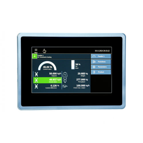 Terminal com touch screen - Congrav® OP-S - Kubota Brabender Technologie GmbH - embutido / compacto