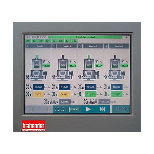 Terminal com touch screen - Congrav® OP16-E - Kubota Brabender Technologie GmbH - de visualização / para interface operador / de controle