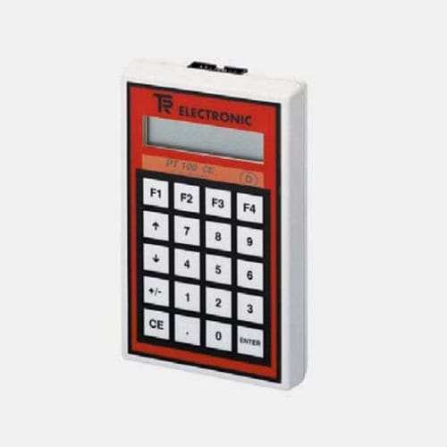 Terminal com teclado - PT-100-N - TR-Electronic GmbH - de parede / LCD / sem fio