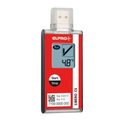Registrador de dados de temperatura - LIBERO CS - ELPRO-BUCHS AG - USB / NTC / com display LCD