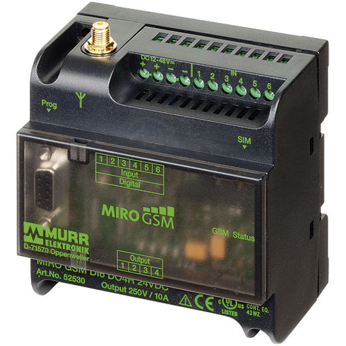 Controle remoto GSM - MIRO DI6 DO4R series - MURRELEKTRONIK - industrial