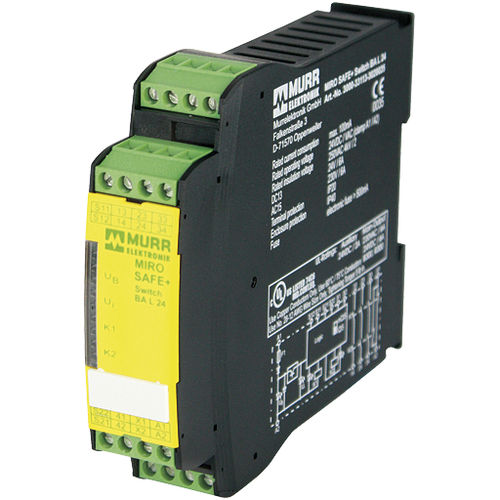 Relé de segurança de freio de emergência - MIRO SAFE+ SWITCH BA L 24  - MURRELEKTRONIK - para trilho DIN