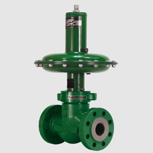 Válvula globo - D4  - FISHER REGULATORS - elétrica / com acionamento pneumático / de controle de vazão