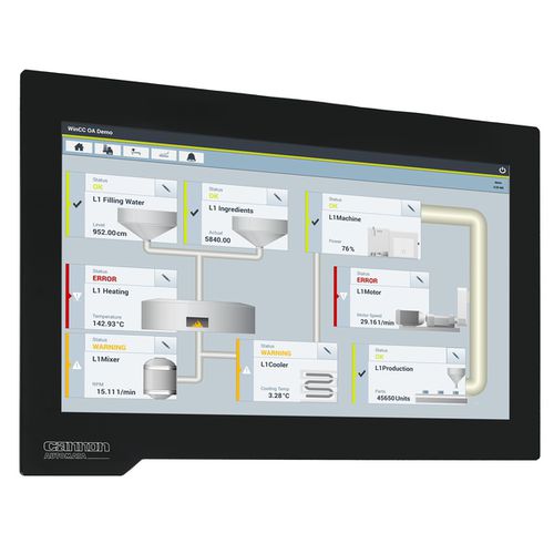 Painel PC LCD - C1 series - Cannon-Automata - com tela widescreen / 7" / 1280 x 1024