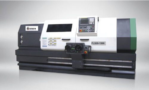 Torno CNC - FLS20 - Ecotech Machinery, Inc. - horizontal / de 2 eixos / com mesa plana