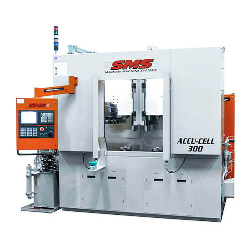 Torno CNC - SMS ACCU-CELL series - FFG Europe & Americas - vertical / de dois fusos / para usinagem pesada