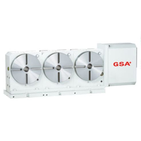Mesa rotativa indexadora acionada por motor - CNC-200R-3W - GSA TECHNOLOGY - horizontal / para usinagem / CNC