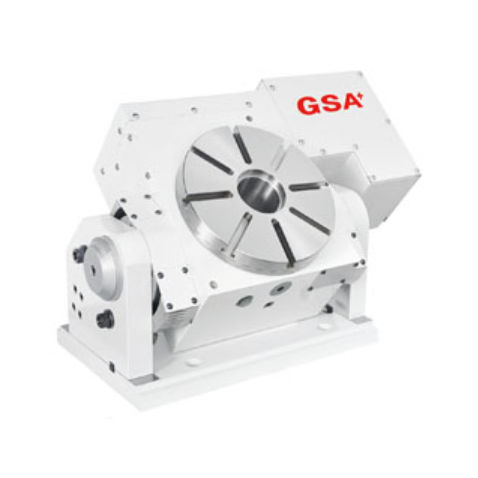 Mesa rotativa indexadora manual - CNCMT-200 - GSA TECHNOLOGY - inclinável / para fresagem / CNC