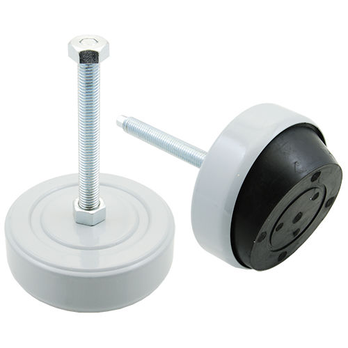 Pé de máquina - WDS 693 series - WDS Component Parts - de borracha / em aço zincado / de nivelamento