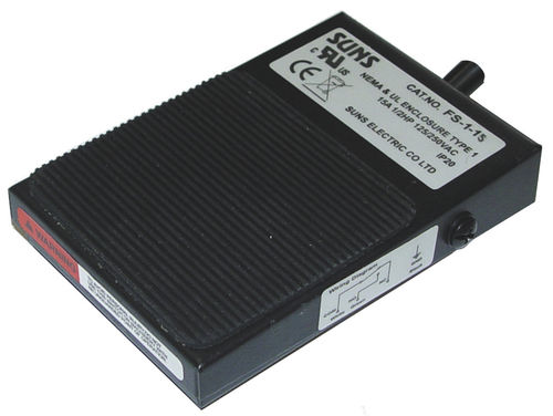 Interruptor de pedal de controle - FS-1-15/FS-1-10 - SUNS - elétrico / simples / ação momentânea