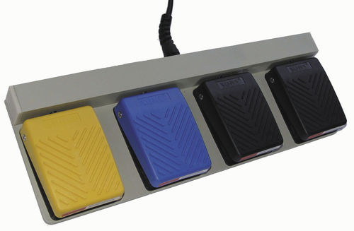 Interruptor de pedal de controle - FS-81-SP(4-PEDAL) - SUNS - elétrico / ação momentânea / quádruplo