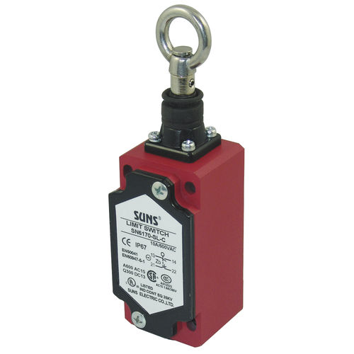 Interruptor de segurança - SN6170 - SUNS - com tração de cabo / unipolar / IP67