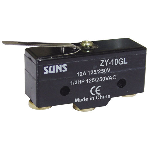 Microinterruptor de alavanca - SUNS - 2 polos / industrial / com caixa