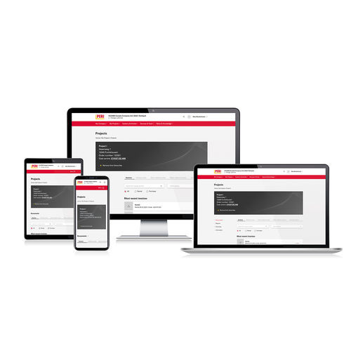 Software de interface - myPERI - PERI - de obras / centralizado