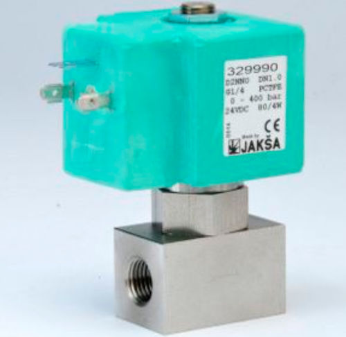 Válvula solenoide de alta pressão - D22NNO  - JAKSA SOLENOID VALVES - de ação direta / de 2 vias / NO