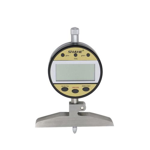 Medidor de profundidade digital - SHAHE/5328-100/0-100mm 0.01mm ±0.03mm/Digital Depth Gauge - Wenzhou Sanhe Measuring Instrument Co., Ltd