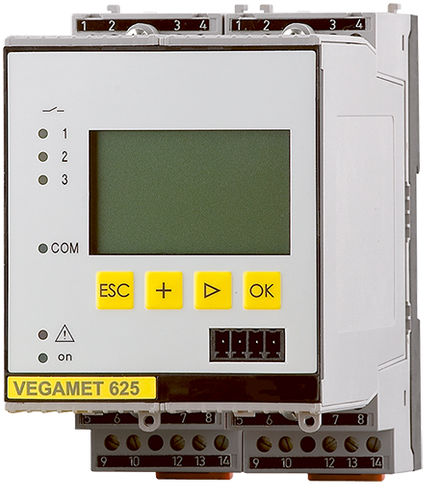 Condicionador de sinal digital - VEGAMET 625 - VEGA TECHNIQUE - 4–20 mA / para trilho DIN / para detecção de nível