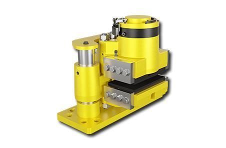 Pinça de freio de disco com pinça - HS 165 FHM-405 R-V - RINGSPANN - acionada por mola / com liberação hidráulica / regulável