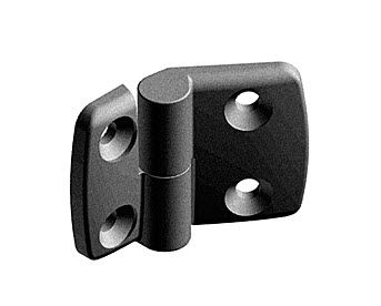 Dobradiça plana - max. 500 N  - FATH GmbH - em material plástico / de parafusar / 180°