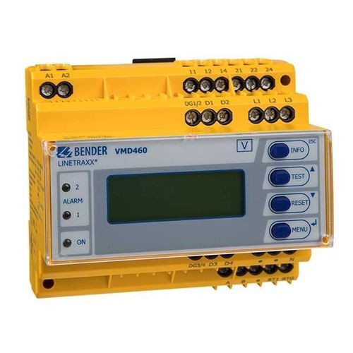 Relé de monitoramento de tensão - LINETRAXX® VMD460-NA - BENDER - de frequência / para trilho DIN / RS485
