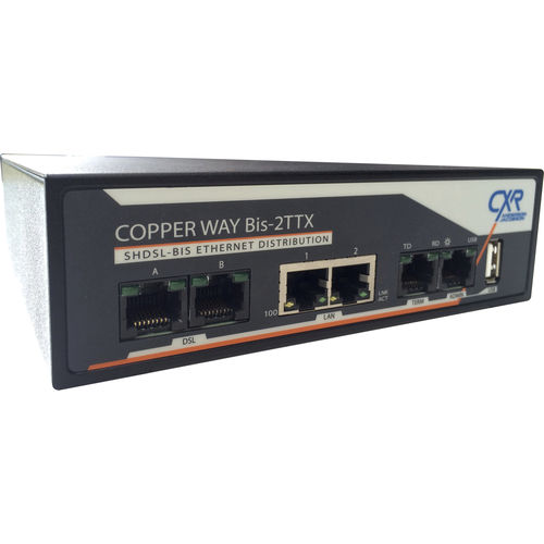 Modem de dados - CopperWAY-Bis-2TTX - CXR Networks - ponto-a-ponto (P2P) / repetidor / multiponto