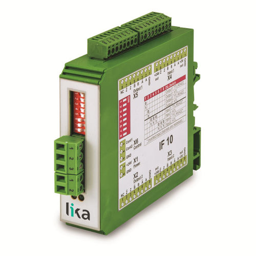 Conversor de sinal digital - IF10 - Lika Smart encoders & actuators - canal duplo / para encoder angular / digital