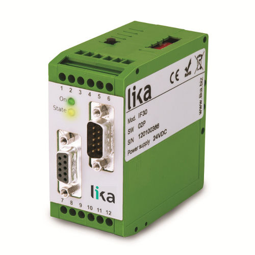 Conversor de sinal digital - IF30 - Lika Smart encoders & actuators - para trilho DIN / digital / para encoder angular