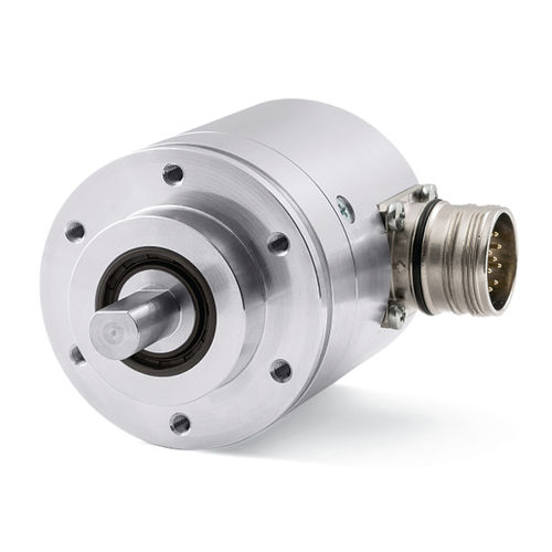 Encoder rotativo absoluto - MH58S - Lika Smart encoders & actuators - magnético / de eixo maciço / analógico