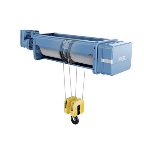 Talha de cabo de aço elétrica - DH - Demag Cranes & Components GmbH - para uso intensivo / com carro trolley