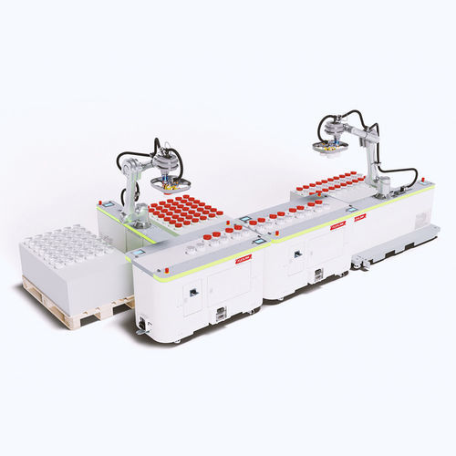 Célula robotizada pick and place - BRIXX - FlexLink - para a indústria alimentícia / para a indústria farmacêutica
