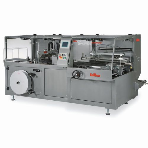 Enfardadeira com selagem lateral - Universa 500 Servo - CPS&S Inc. / Kallfass USA - totalmente automática / para livros / para produtos de chocolate