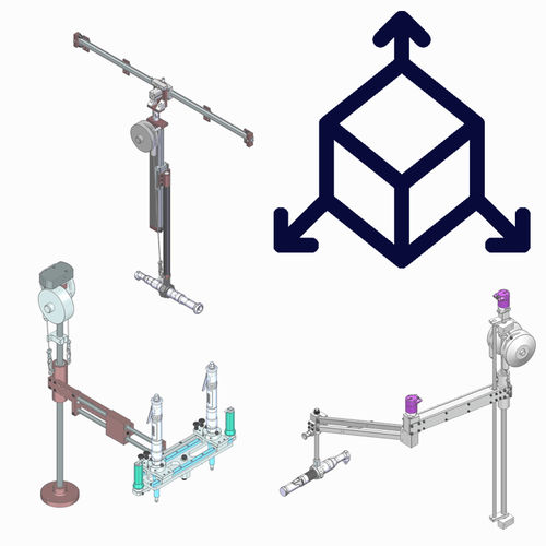 Braço de reação telescópico - DOGA - de torque / linear / ergonômico