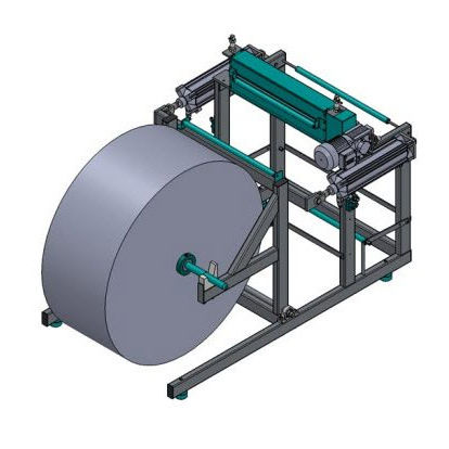 Desenrolador de filme - CW 1200 - Rohde Maschinenbau GmbH - automático / para linha de termoformagem