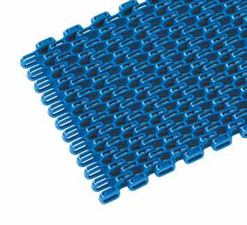 Correia transportadora modular - uni Flex SNB series - uni-chains - em material plástico / para a indústria alimentícia