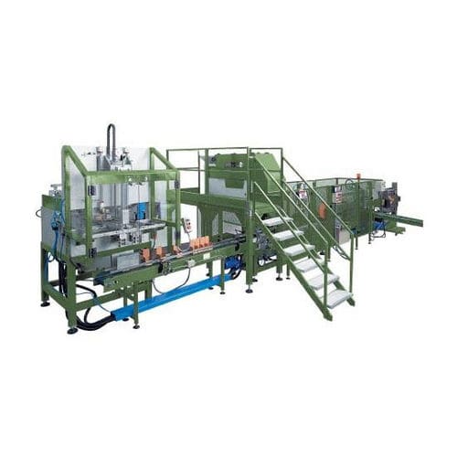 Formadora-fechadora de caixas automática - Box line - IMANPACK Packaging & Eco Solutions S.p.a. - cola quente hot-melt / fita adesiva / fechamento das abas inferiores