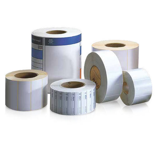 Etiqueta de transferência térmica - cab Produkttechnik GmbH & Co KG - adesiva / em papel / em poliéster