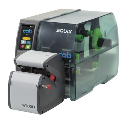 Aplicadora de etiquetas automática - WICON - cab Produkttechnik GmbH & Co KG - wrap-around / de etiquetas / rótulos adesivos
