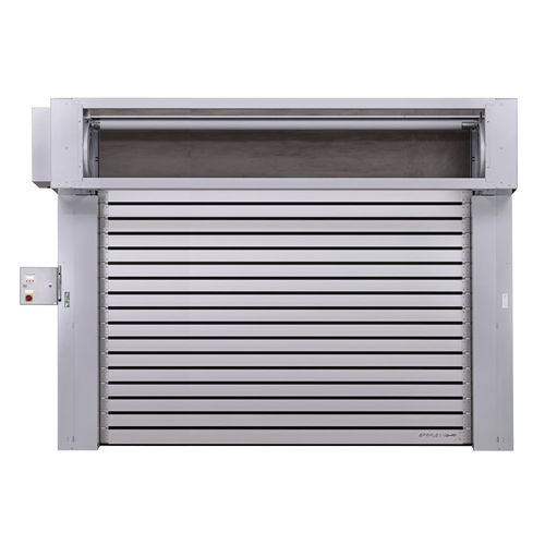 Porta com espiral - EFA-SST® Secure - EFAFLEX Tor- und Sicherheitssysteme GmbH & Co. KG - metálica / rápida / automática