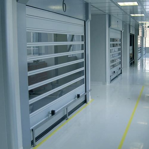 Porta de enrolar - EFA-STT®-CR - EFAFLEX Tor- und Sicherheitssysteme GmbH & Co. KG - para sala limpa / industrial / rápida
