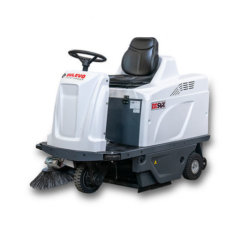 Varredeira para operador a bordo - Dulevo 1000 SPARK - DULEVO INTERNATIONAL - a bateria / com motor a gasolina / para ambiente interno